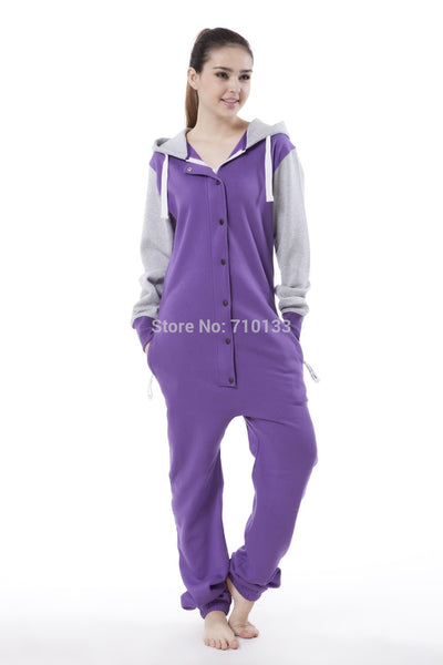 Baseball fleece romper nordic way one piece jumpsuit adult onesies unisex playsuit hoody romper